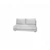 Cane-Line Scale 2-Seater Sofa Module White - Cane-Line Scale 2-Seater Sofa Module White