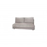 Cane-Line Scale 2-Seater Sofa Module Brown