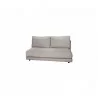 Cane-Line Scale 2-Seater Sofa Module Brown - Cane-Line Scale 2-Seater Sofa Module Brown