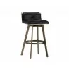 Arizona Swivel Barstool - Black - Angled View - Arizona Swivel Barstool - Black - Angled View
