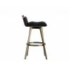 Arizona Swivel Barstool - Black - Side Angle - Arizona Swivel Barstool - Black - Side Angle