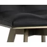 Arizona Swivel Barstool - Black - Seat Close-Up - Arizona Swivel Barstool - Black - Seat Close-Up