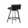 Arizona Swivel Counter Stool - Black - Back Angle - Arizona Swivel Counter Stool - Black - Back Angle