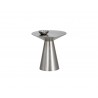 Carmel Side Table - Stainless Steel - Front Decor