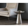 Carmel Side Table - Stainless Steel - Lifestyle