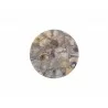 Tillie End Table - Brass - Natural Agate Stone - Tabletop  - Tillie End Table - Brass - Natural Agate Stone - Tabletop 