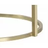 Tillie End Table - Brass - Natural Agate Stone - Leg Frame Close-up - Tillie End Table - Brass - Natural Agate Stone - Leg Frame Close-up