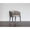 Asher Dining Armchair - Flint Grey / Napa Taupe - Lifestyle