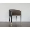 Asher Dining Armchair - Sparrow Grey / Napa Black - Lifestyle - Asher Dining Armchair - Sparrow Grey / Napa Black - Lifestyle