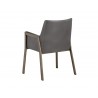 Bernadette Dining Armchair - Kendall Grey - Back Angle