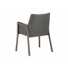 Bernadette Dining Armchair - Kendall Grey - Back Angle - Bernadette Dining Armchair - Kendall Grey - Back Angle