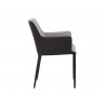 SUNPAN Renee Dining Armchair - Armour Grey / Dark Slate, Sideview