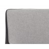 SUNPAN Renee Dining Armchair - Armour Grey / Dark Slate, Closeup View