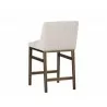 Halden Counter Stool - Beige Linen - Back Angle - Halden Counter Stool - Beige Linen - Back Angle