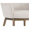 Franklin Dining Armchair - Beige Linen - Seat Close-up