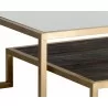  Sunpan Carver Coffee Table - Rectangular - Frame Close-up -  Sunpan Carver Coffee Table - Rectangular - Frame Close-up