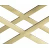 Sunpan Sahara Stool - Brass And Black - Leg Close-up - Sunpan Sahara Stool - Brass And Black - Leg Close-up