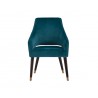Sunpan Adelaide Dining Armchair - Timeless Teal - Front Angle