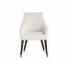 Sunpan Adelaide Dining Armchair - Calico Cream - Front - Angle - Sunpan Adelaide Dining Armchair - Calico Cream - Front - Angle