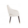 Sunpan Adelaide Dining Armchair - Calico Cream - Side Angle