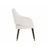 Sunpan Adelaide Dining Armchair - Calico Cream - Side Angle - Sunpan Adelaide Dining Armchair - Calico Cream - Side Angle