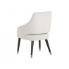 Sunpan Adelaide Dining Armchair - Calico Cream - Back Side Angle