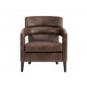 Sunpan Bloor Lounge Chair - Havana Dark Brown - Front