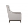 Sunpan Eugene Lounge Chair - Piccolo Dove - Side Angle