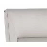 Sunpan Eugene Lounge Chair - Piccolo Dove - Seat Back CloseUp - Sunpan Eugene Lounge Chair - Piccolo Dove - Seat Back CloseUp