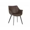 Mason Dining Armchair - Hearthstone Brown - Angled - Mason Dining Armchair - Hearthstone Brown - Angled