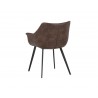 Mason Dining Armchair - Hearthstone Brown - Backl Angle