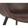Mason Dining Armchair - Hearthstone Brown - Seat Close-up