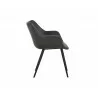 Mason Dining Armchair - Town Grey - Side Angle - Mason Dining Armchair - Town Grey - Side Angle