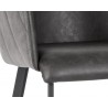 Griffin Barstool - Town Grey / Roman Grey - Seat Close-up