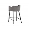 Griffin Counter Stool - Town Grey / Roman Grey - Back Angle