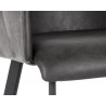Griffin Counter Stool - Town Grey / Roman Grey - Seat Close-up