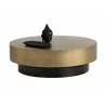Sunpan Bernaby Coffee Table - Front with Decor - Sunpan Bernaby Coffee Table - Front with Decor