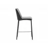 SUNPAN Renee Counter Stool - Armour Grey / Dark Slate, Sideview - SUNPAN Renee Counter Stool - Armour Grey / Dark Slate, Sideview