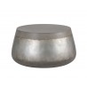 Aries Coffee Table - Silver - Front