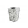 Sunpan Ava End Table - Small - Marble Look - Angled View