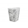 Sunpan Ava End Table - Small - Marble Look - Angled View