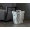 Sunpan Ava End Table - Small - Marble Look - Lifestyle - Sunpan Ava End Table - Small - Marble Look - Lifestyle