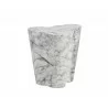 Sunpan Ava End Table in Marble Look - Large - Side - Sunpan Ava End Table in Marble Look - Large - Side
