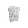 Sunpan Ava End Table - Large - Marble Look - Angled