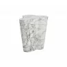 Sunpan Ava End Table in Marble Look - Large - Angled View - Sunpan Ava End Table in Marble Look - Large - Angled View