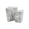 Sunpan Ava End Table - Large - Marble Look - On Set 