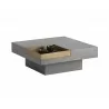  Sunpan Quill Coffee Table - Square - Angled View -  Sunpan Quill Coffee Table - Square - Angled View
