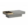 Sunpan Quill Coffee Table - Rectangular - Angled View - Sunpan Quill Coffee Table - Rectangular - Angled View