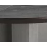 Sunpan Palmer Dining Table - 51" - Table Edge Close-Up - Sunpan Palmer Dining Table - 51" - Table Edge Close-Up