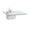SUNPAN Gail Coffee Table, Front View with Decor